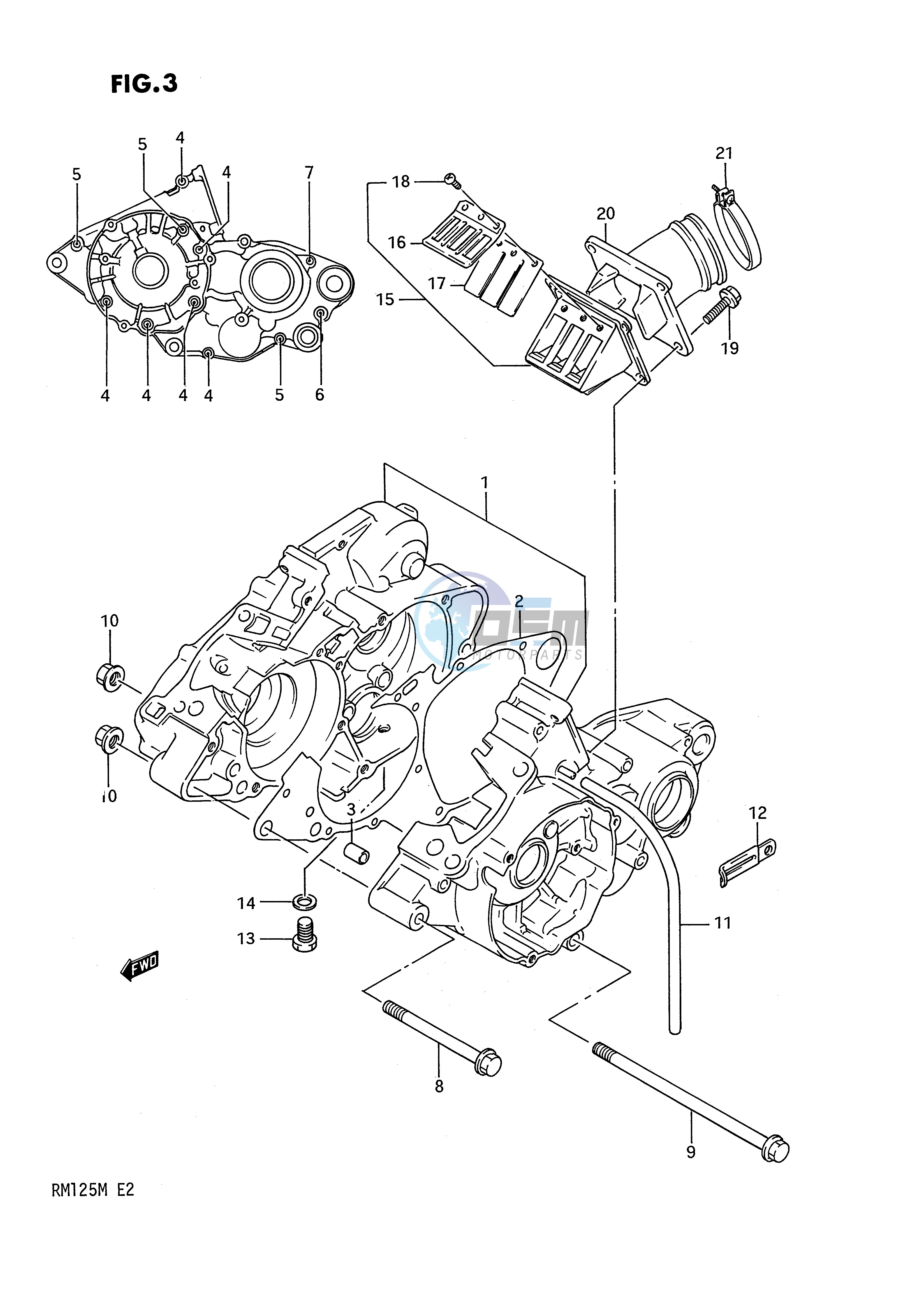 CRANKCASE (MODEL K)