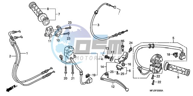 HANDLE LEVER/SWITCH/CABLE