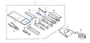 CBR600F2 drawing TOOLS