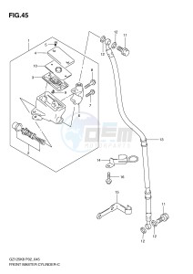 GZ125 (P02) drawing FRONT MASTER CYLINDER