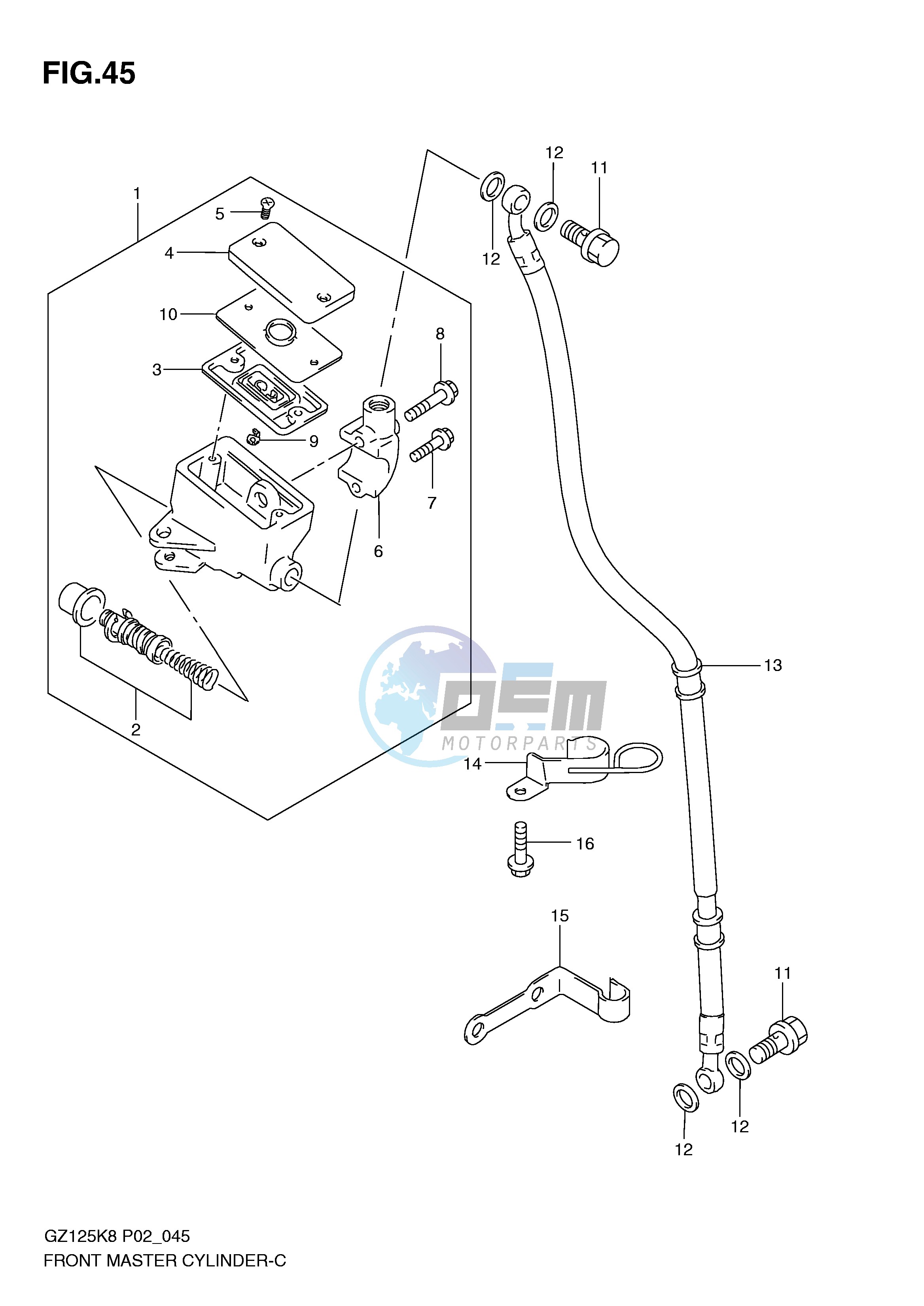 FRONT MASTER CYLINDER