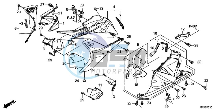 LOWER COWL (L.)