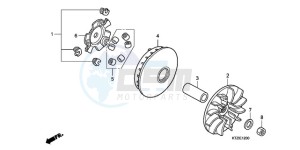 PES1509 Europe Direct - (ED / 2ED) drawing DRIVE FACE