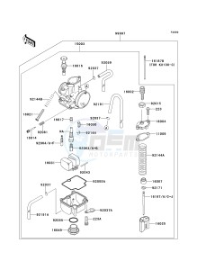 KX 100 C [KX100] (C1-C3) [KX100] drawing OPTIONAL PARTS -- CARBURETOR- -