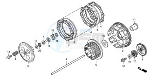 CRF150R CRF150R drawing CLUTCH