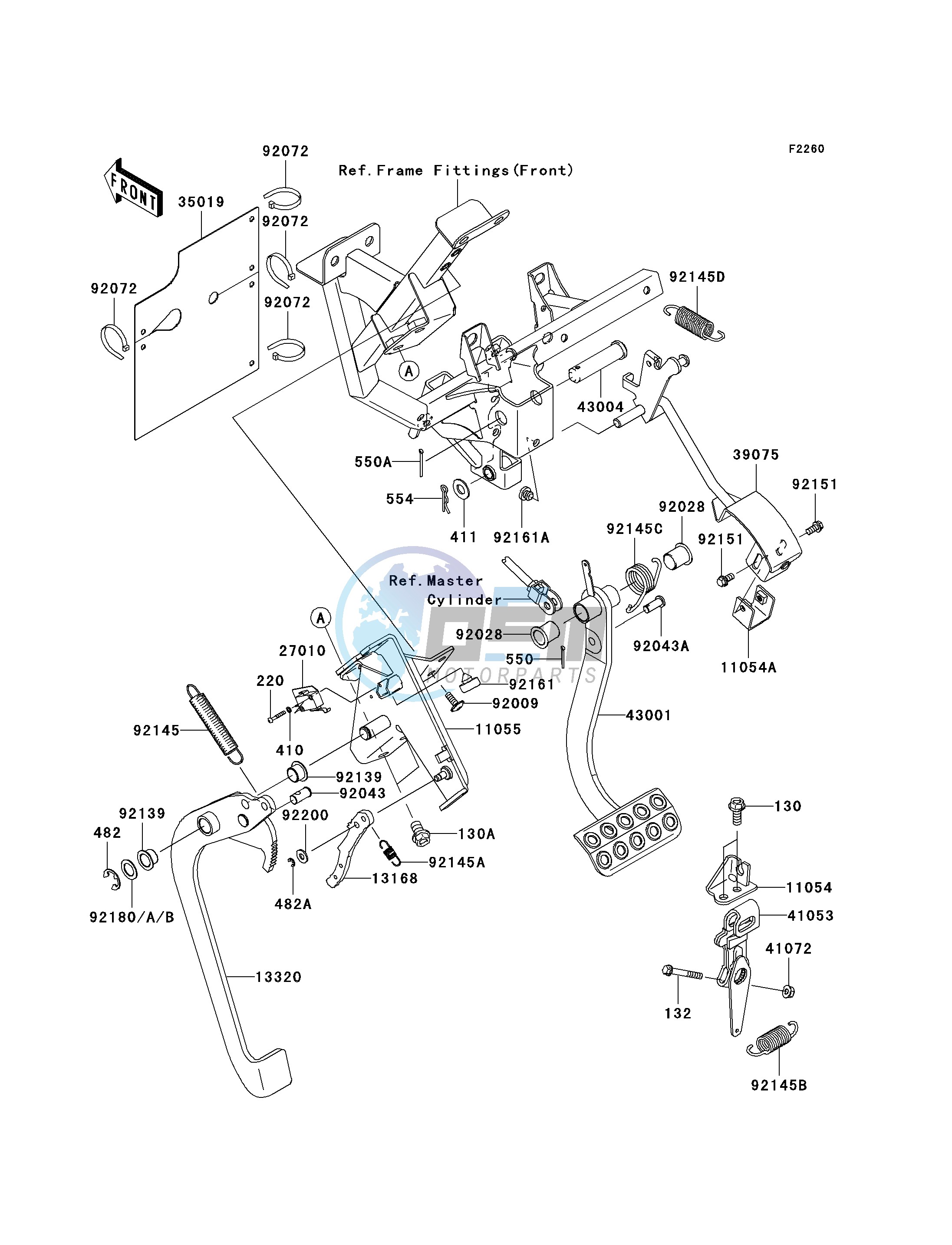 BRAKE PEDAL_THROTTLE LEVER