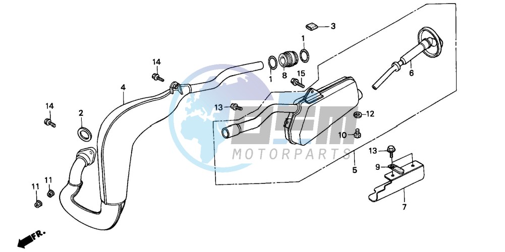 EXHAUST MUFFLER