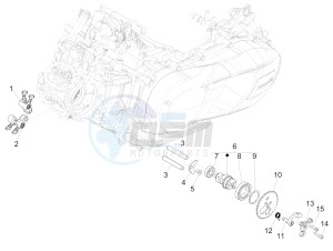 Medley 150 4T ie ABS (EMEA) drawing Rocking levers support unit