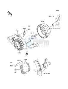 KLX250 KLX250SCF XX (EU ME A(FRICA) drawing Generator