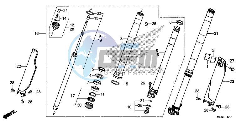 FRONT FORK (F/G)