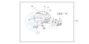 SH150D9 Europe Direct - (ED / KMH) drawing TOPBOX *NHA84P*