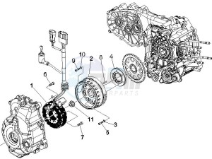 GTV 250 ie drawing Flywheel magneto