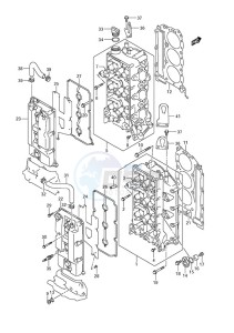 DF 250 drawing Cylinder Head