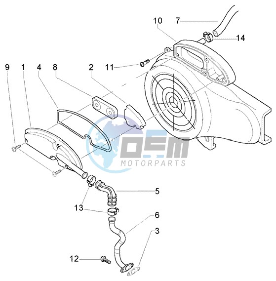 Cover - secondary air filter box