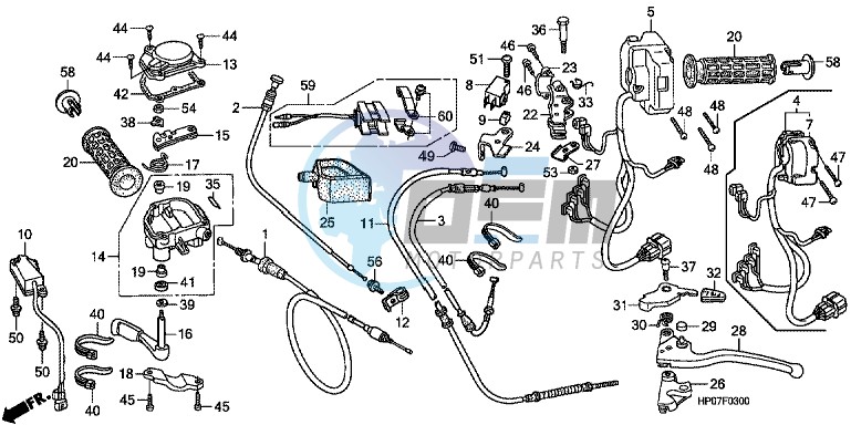 HANDLE LEVER/ SWITCH/ CABLE