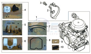 QUAD LANDER 300S drawing CARBURATOR