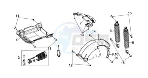 JOYRIDE 200 EFI drawing REAR FENDER /REAR SUSPENSION