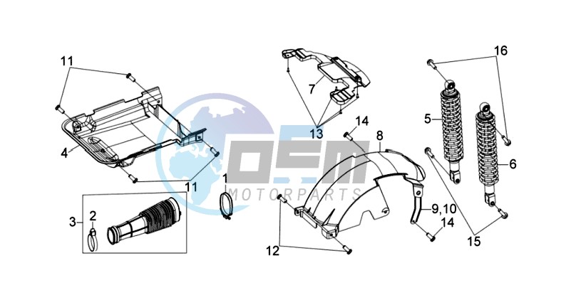 REAR FENDER /REAR SUSPENSION