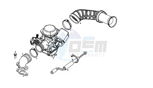 BOULEVARD - 125 CC 4T EU3 drawing CARBURETOR ASSY