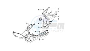 BOULEVARD - 100 CC 4T drawing FOOTBOARD