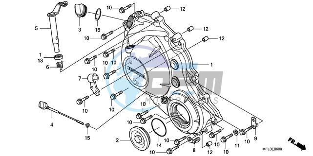 RIGHT CRANKCASE COVER