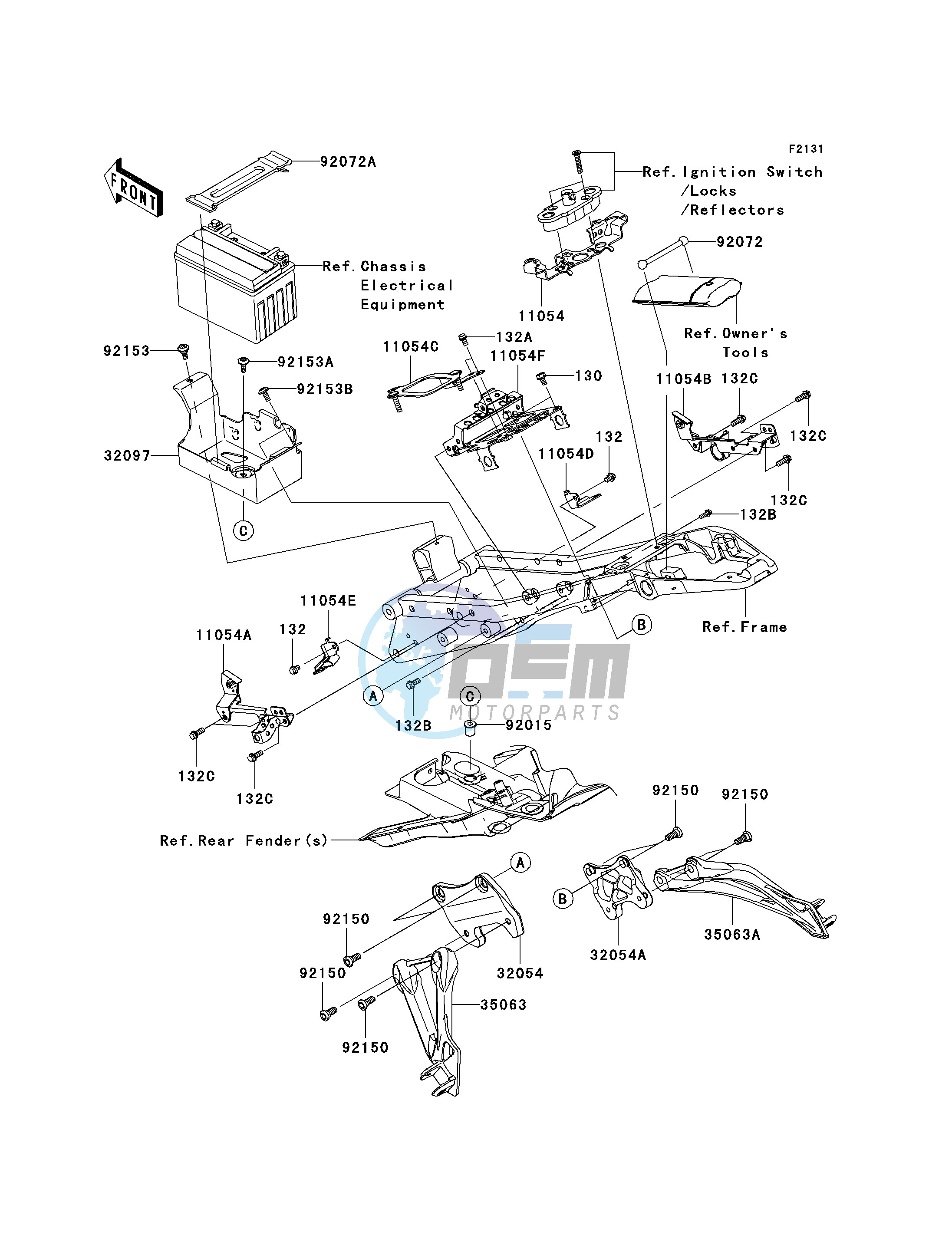 FRAME FITTINGS-- REAR- -