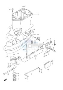 DF 60 drawing Driveshaft Housing