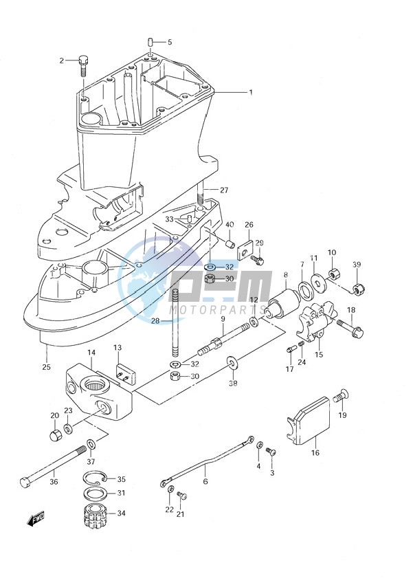 Driveshaft Housing