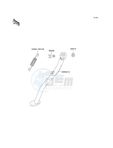 KLX 300 A [KLX300R] (A7-A9) [KLX300R] drawing STAND-- S- -