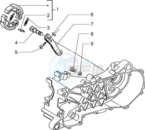 Sfera RST 50 drawing Brake lever