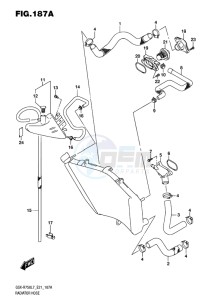 GSX-R750 EU drawing RADIATOR HOSE