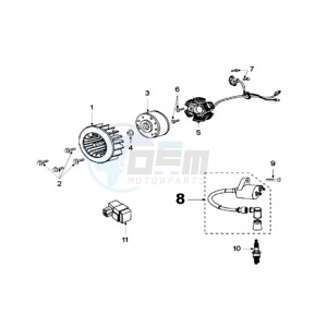 SUM 125 drawing IGNITION PART