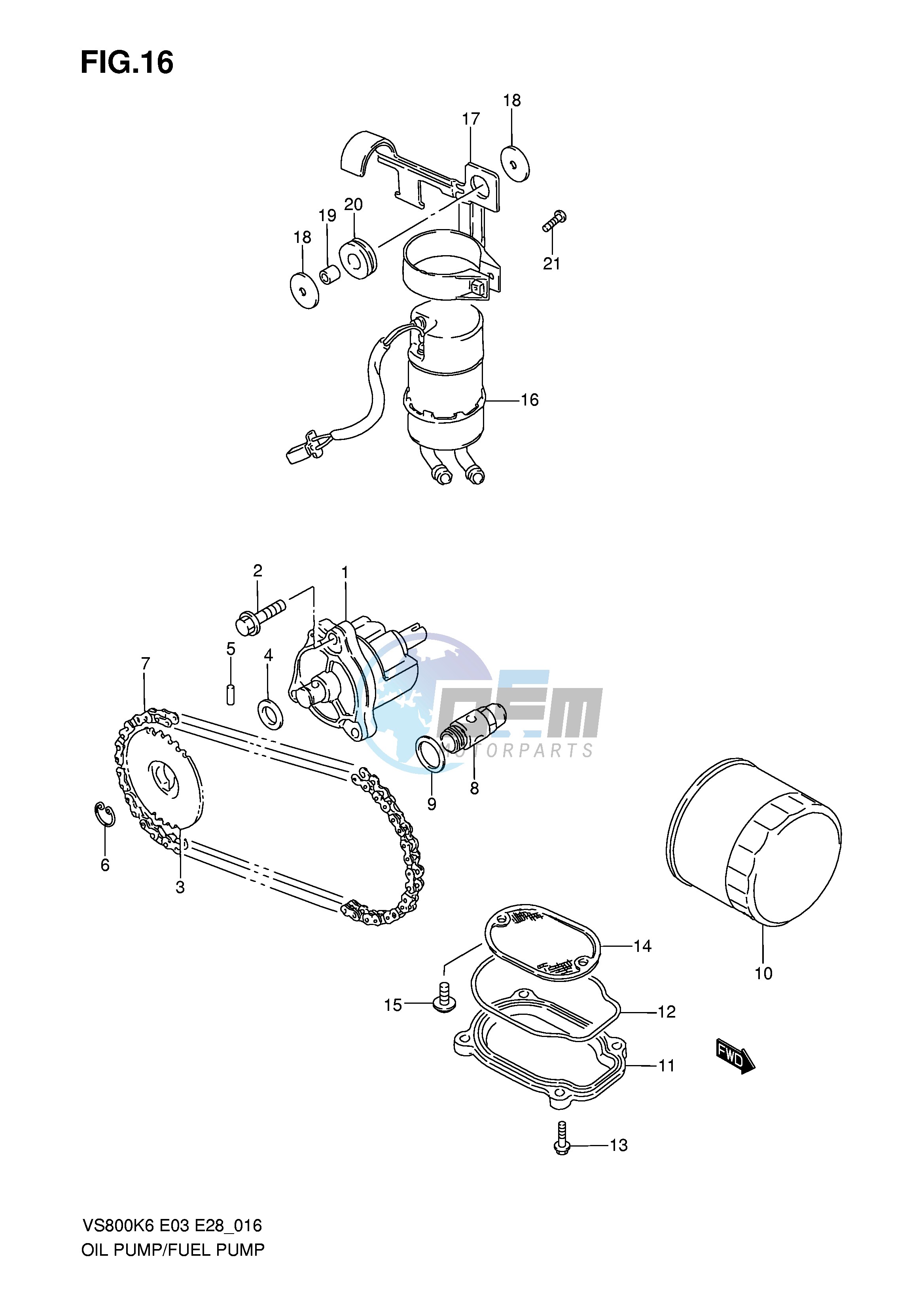 OIL PUMP - FUEL PUMP