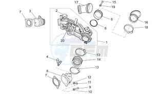 Griso V 8V 1200 drawing Throttle body