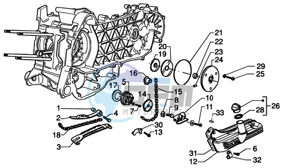 Oil pump-oil pan