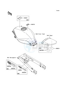 NINJA_250R EX250K9FA GB XX (EU ME A(FRICA) drawing Labels