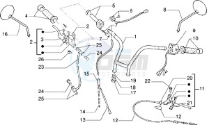 Eaglet 50 drawing Handlebars