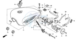 VT600CD2 drawing FUEL TANK (2)