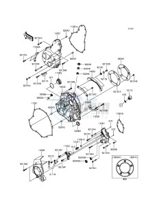 VULCAN S ABS EN650BGF XX (EU ME A(FRICA) drawing Engine Cover(s)