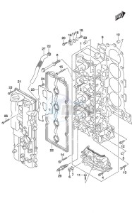 DF 200AP drawing Cylinder Head