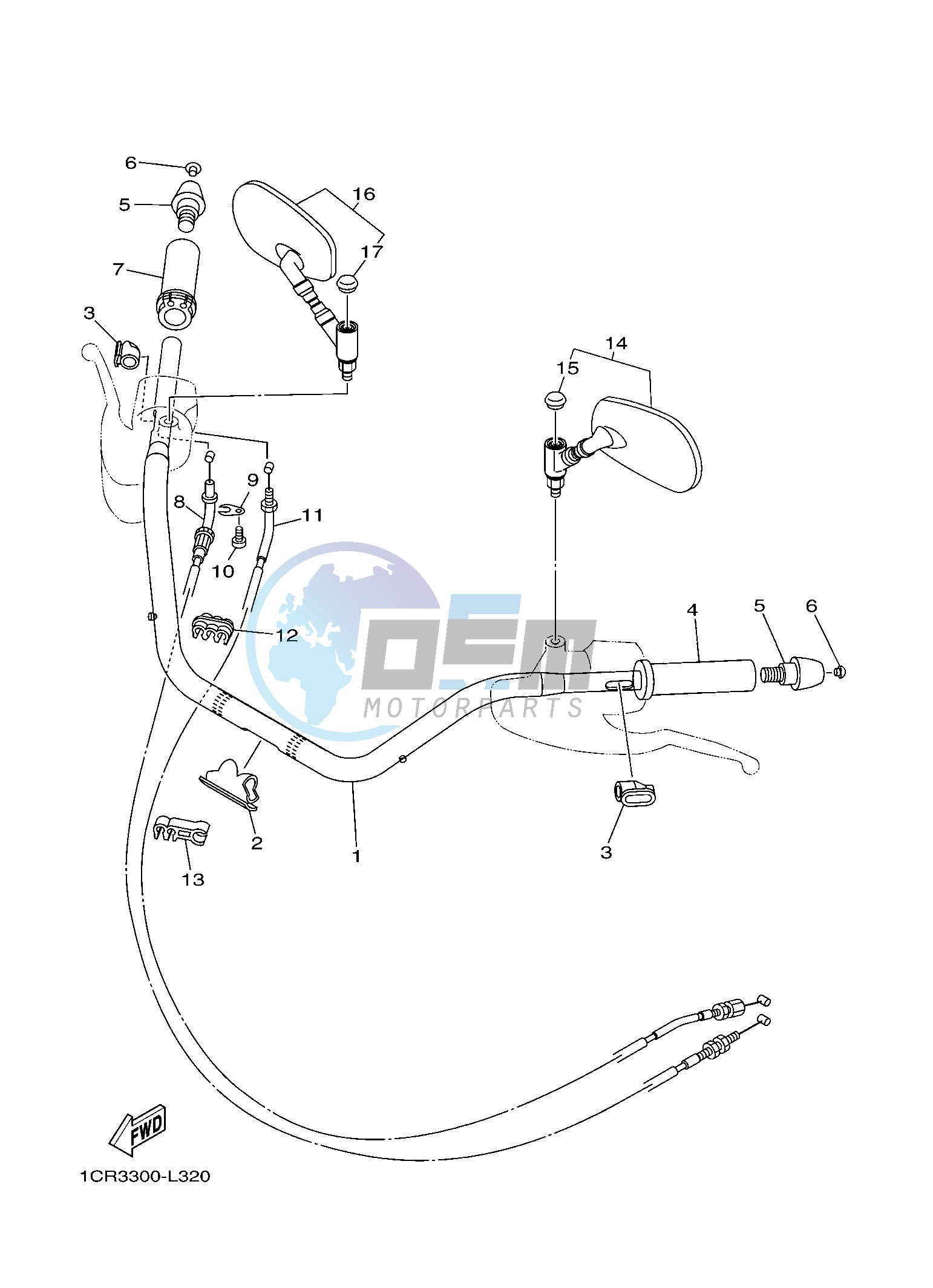 STEERING HANDLE & CABLE