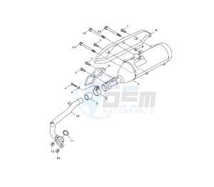 HW XENTER 150 drawing EXHAUST