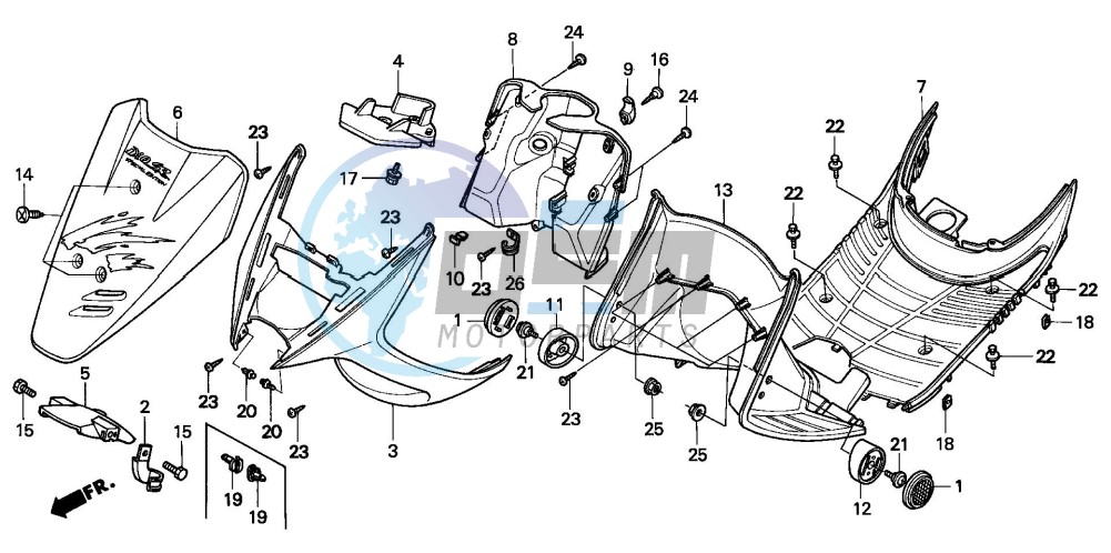 FRONT FENDER/STEP FLOOR