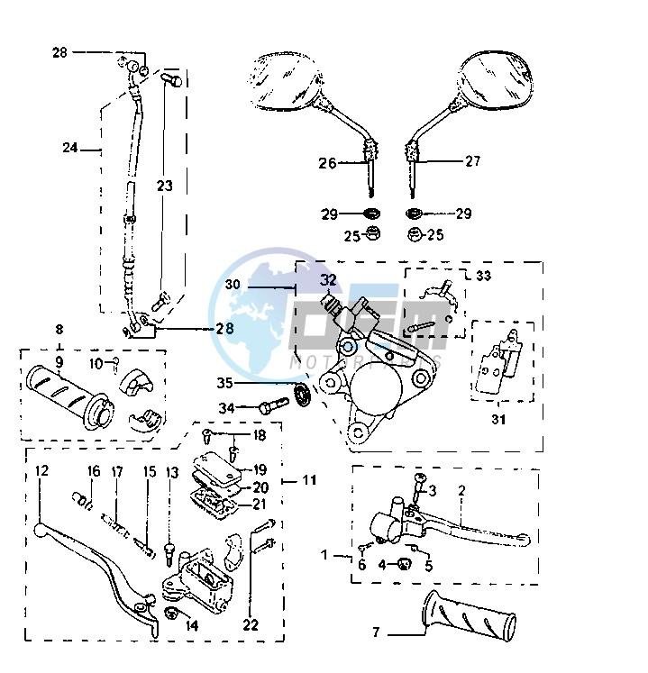 FRONT BRAKE CALIPER