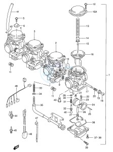 GSX750 (E4) drawing CARBURETOR