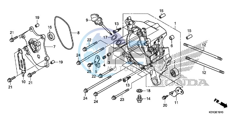 RIGHT CRANKCASE