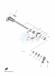 YZF690-U YZF-R7 (BJT1) drawing SHIFT SHAFT