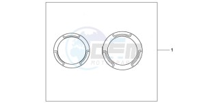 CB600F39 Australia - (U / ST) drawing CRANCASE RING SET