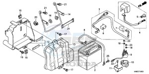 TRX680FAE TRX680 Europe Direct - (ED) drawing BATTERY