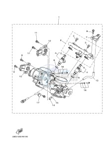 XT1200Z (2BS4) drawing INTAKE 2